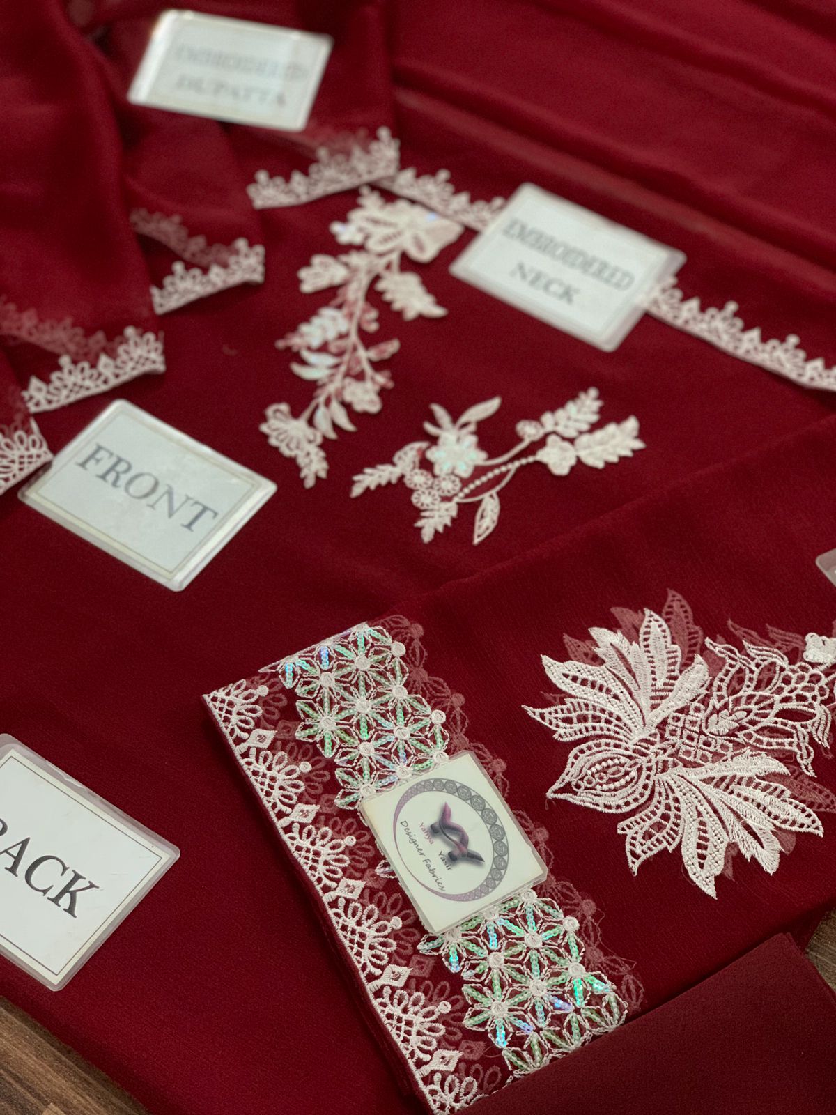 Baroque Luxury Chiffon Suit with Heavy Embroidered Dupatta