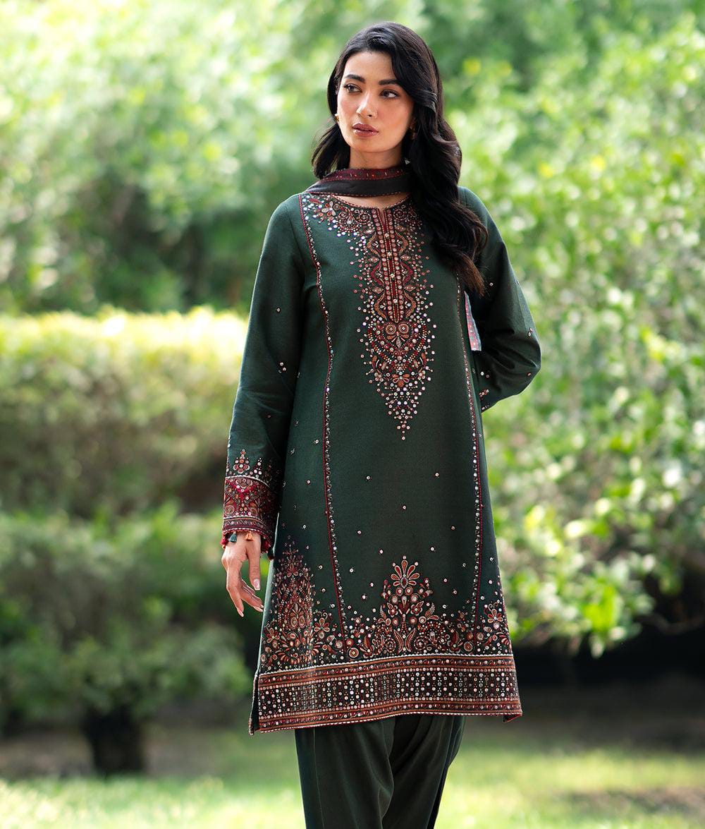 IZEL Luxury Embroidered Lawn Suit
