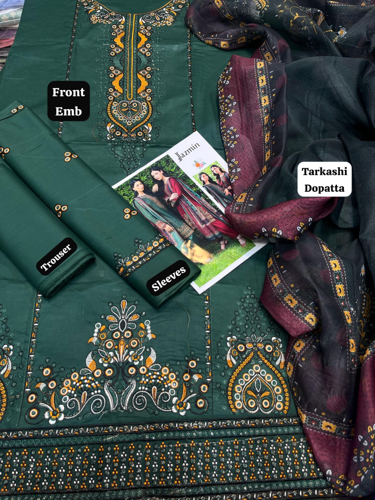 IZEL Luxury Embroidered Lawn Suit