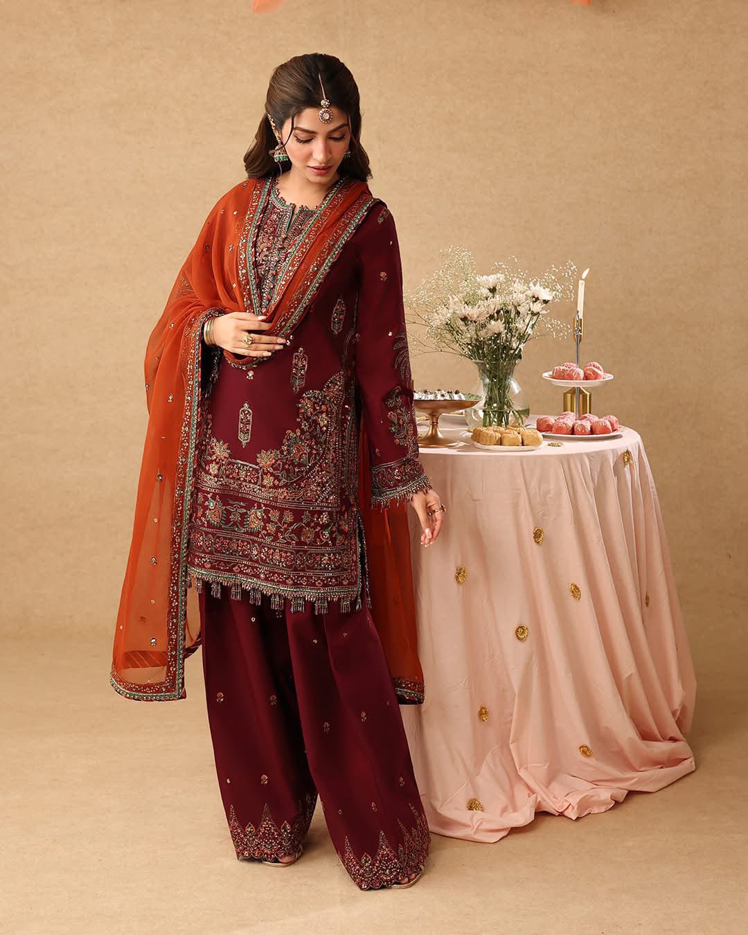 Asim Jofa Luxury Wedding Chiffon Suit - Primary product photo