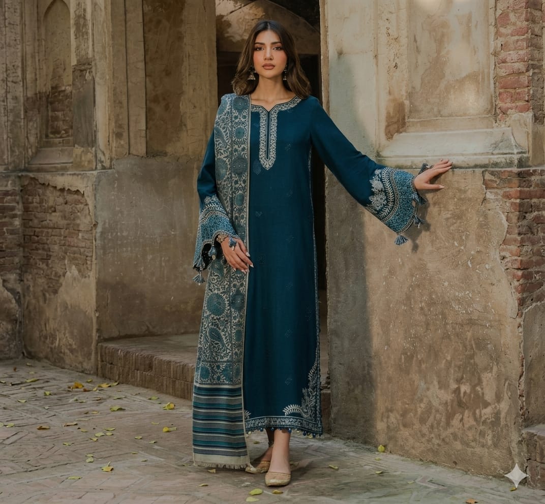 IZEL Embroidered Lawn Suit - Primary product photo