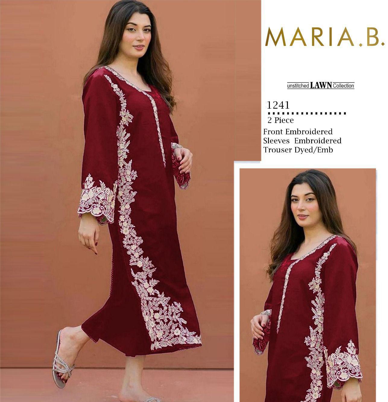 Maria.B. Luxury 2 Piece Embroidered Lawn Suit - Primary product photo