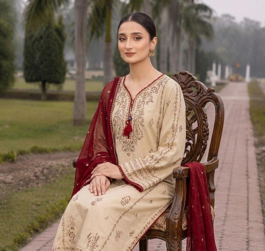 BATIK Premium Luxury Embroidered Lawn Suit