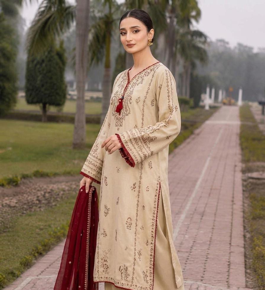 BATIK Premium Luxury Embroidered Lawn Suit