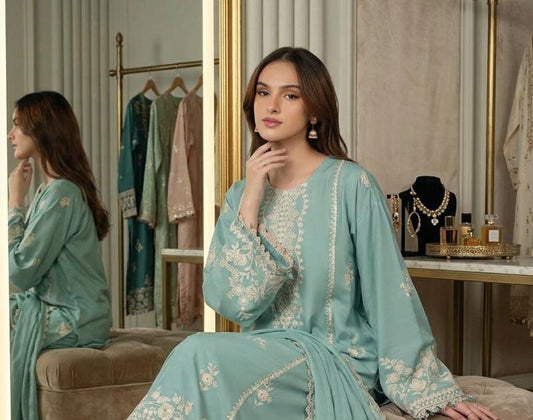 CROSS STITCH Premium Luxury Embroidered Lawn Suit
